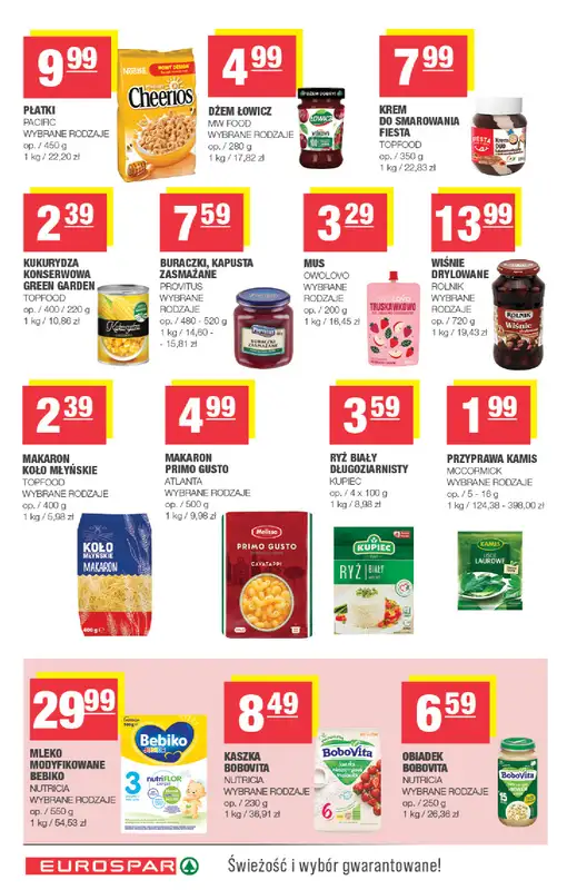 SPAR - gazetka promocyjna Gazetka Eurospar od środy 09.09 do niedzieli 20.09 - strona 10