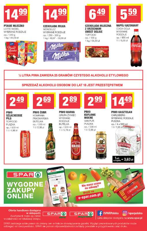 SPAR - gazetka promocyjna Gazetka Spar Mini od środy 09.09 do niedzieli 20.09 - strona 4