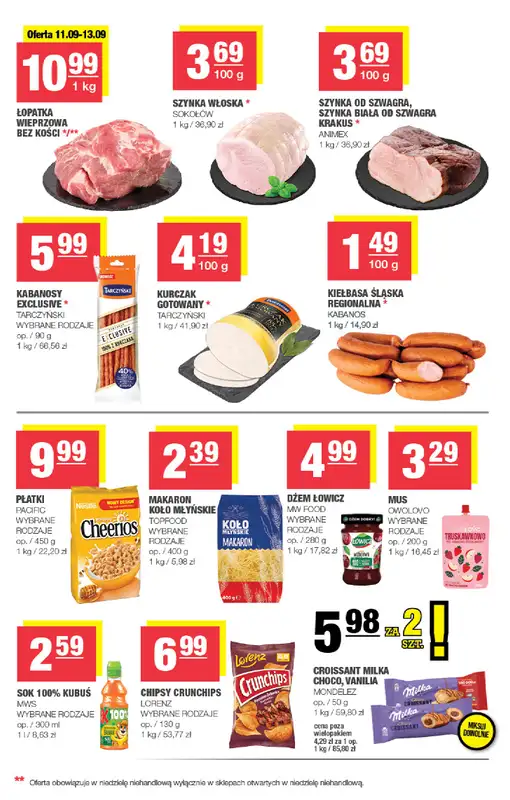 SPAR - gazetka promocyjna Gazetka Spar Mini od środy 09.09 do niedzieli 20.09 - strona 3