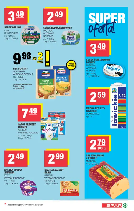 SPAR - gazetka promocyjna Gazetka Spar od środy 09.09 do niedzieli 20.09 - strona 3