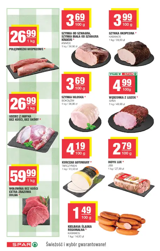 SPAR - gazetka promocyjna Gazetka Spar od środy 09.09 do niedzieli 20.09 - strona 4