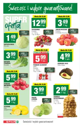 SPAR - gazetka promocyjna Gazetka Spar od środy 09.09 do niedzieli 20.09 - strona 2