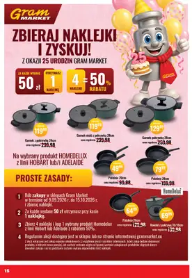 Gram Market - gazetka promocyjna Gazetka od środy 09.09 do wtorku 15.09 - strona 15