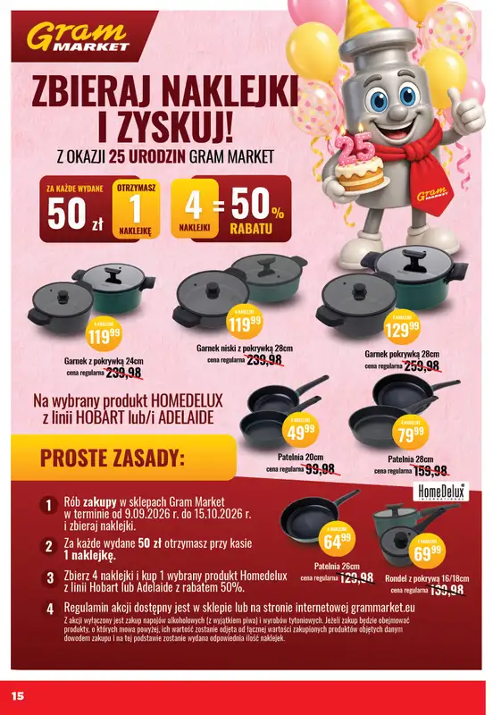 Gram Market - gazetka promocyjna Gazetka od środy 09.09 do wtorku 15.09 - strona 15