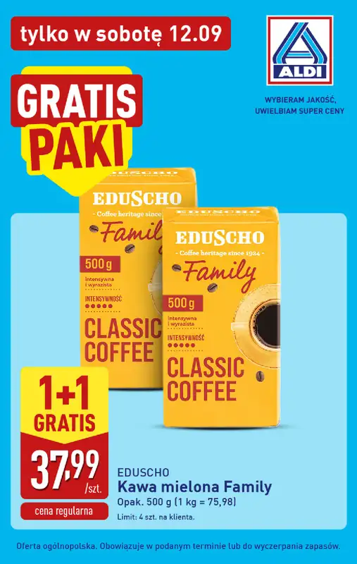 Aldi - gazetka promocyjna Najlepsze oferty na sobotę w Aldi! od soboty 12.09 do soboty 12.09 - strona 4