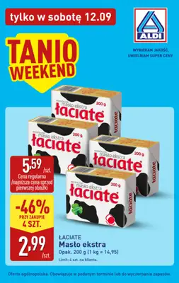 Aldi - gazetka promocyjna Najlepsze oferty na sobotę w Aldi! od soboty 12.09 do soboty 12.09 - strona 2