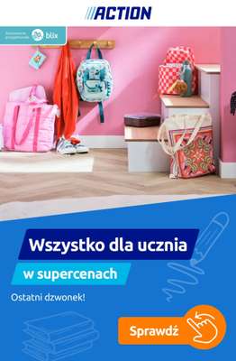 Action - gazetka promocyjna Wszystko dla ucznia w supercenach! od piątku 04.09 do wtorku 08.09