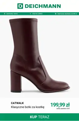 Deichmann - gazetka promocyjna Botki na obcasie od soboty 05.09  - strona 5