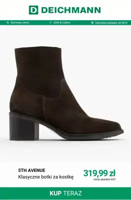 Deichmann - gazetka promocyjna Botki na obcasie od soboty 05.09  - strona 10