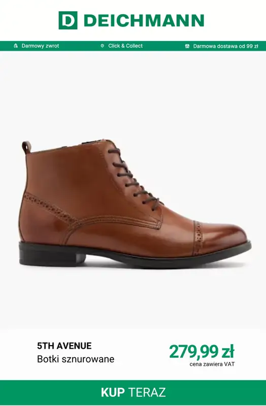 Deichmann - gazetka promocyjna Botki na obcasie od soboty 05.09  - strona 7