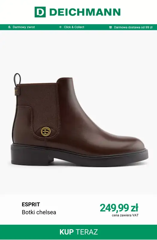 Deichmann - gazetka promocyjna Botki na obcasie od soboty 05.09  - strona 4