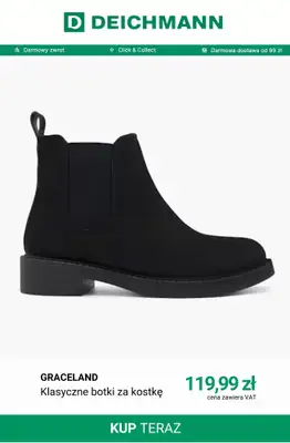 Deichmann - gazetka promocyjna Botki na obcasie od soboty 05.09  - strona 12