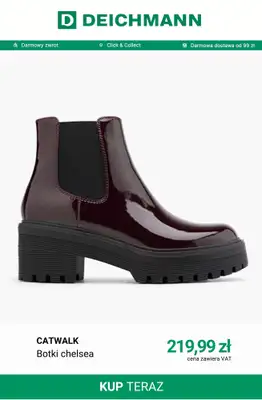 Deichmann - gazetka promocyjna Botki na obcasie od soboty 05.09  - strona 6