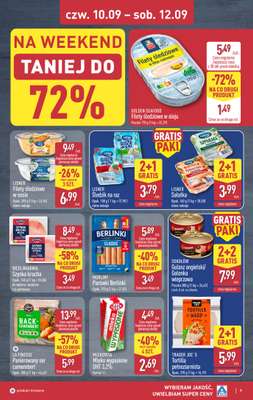 Aldi - gazetka promocyjna Weekend super cen w Aldi! od czwartku 10.09 do soboty 12.09 - strona 9