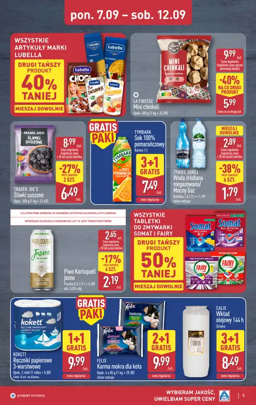 Aldi - gazetka promocyjna Weekend super cen w Aldi! od czwartku 10.09 do soboty 12.09 - strona 5