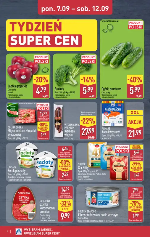 Aldi - gazetka promocyjna Weekend super cen w Aldi! od czwartku 10.09 do soboty 12.09 - strona 4