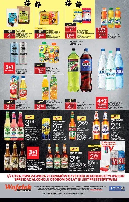 Wafelek - gazetka promocyjna Gazetka od poniedziałku 07.09 do soboty 19.09 - strona 8