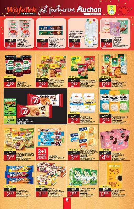 Wafelek - gazetka promocyjna Gazetka od poniedziałku 07.09 do soboty 19.09 - strona 5