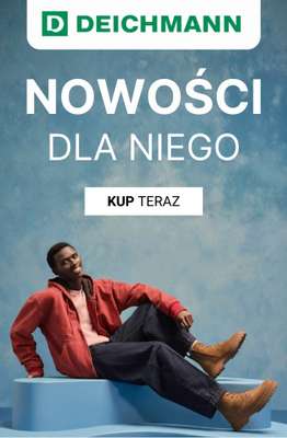 Deichmann - gazetka promocyjna Nowości dla niego od niedzieli 06.09 