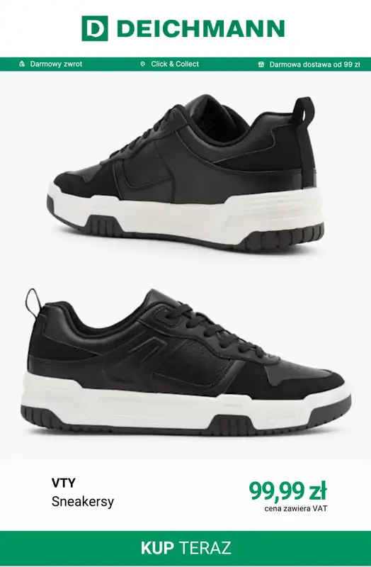 Deichmann - gazetka promocyjna Nowości dla niego od niedzieli 06.09  - strona 2