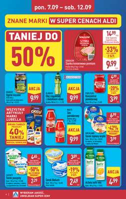 Aldi - gazetka promocyjna Wybrane produkty w super cenach Aldi! od poniedziałku 07.09 do soboty 12.09 - strona 6