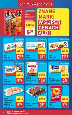 Aldi - gazetka promocyjna Wybrane produkty w super cenach Aldi! od poniedziałku 07.09 do soboty 12.09 - strona 2