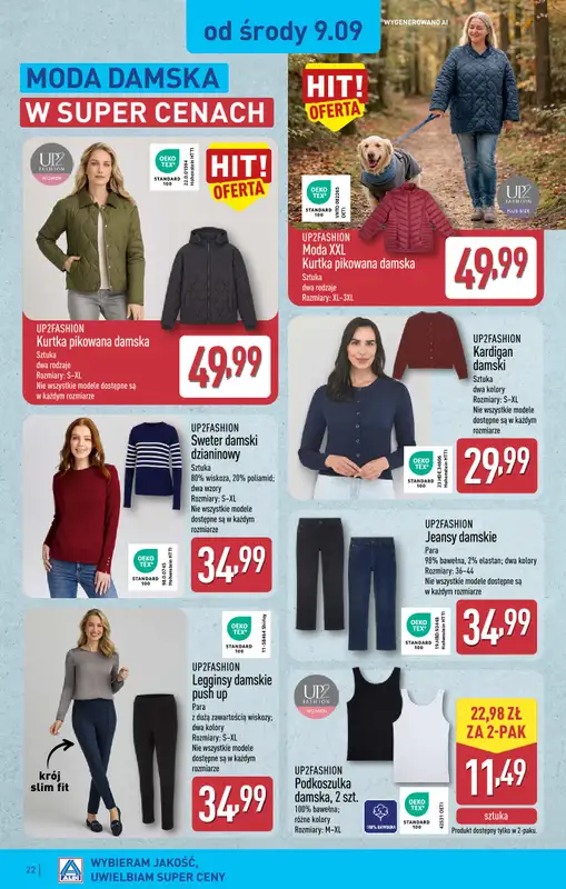 Aldi - gazetka promocyjna Toruń, ul. Gen. K. Kniaziewicza 40, WIELKIE OTWARCIE już w ŚRODĘ 9.09! od środy 09.09 do soboty 12.09 - strona 22
