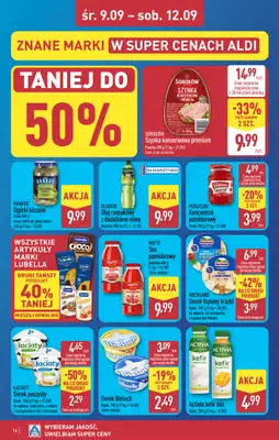 Aldi - gazetka promocyjna Toruń, ul. Gen. K. Kniaziewicza 40, WIELKIE OTWARCIE już w ŚRODĘ 9.09! od środy 09.09 do soboty 12.09 - strona 16