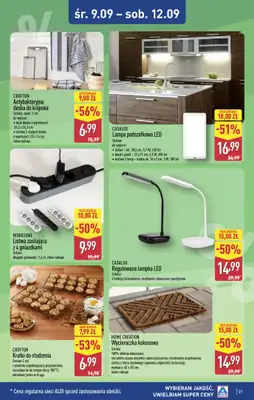 Aldi - gazetka promocyjna Toruń, ul. Gen. K. Kniaziewicza 40, WIELKIE OTWARCIE już w ŚRODĘ 9.09! od środy 09.09 do soboty 12.09 - strona 21