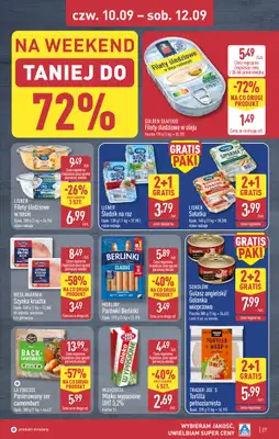 Aldi - gazetka promocyjna Toruń, ul. Gen. K. Kniaziewicza 40, WIELKIE OTWARCIE już w ŚRODĘ 9.09! od środy 09.09 do soboty 12.09 - strona 27
