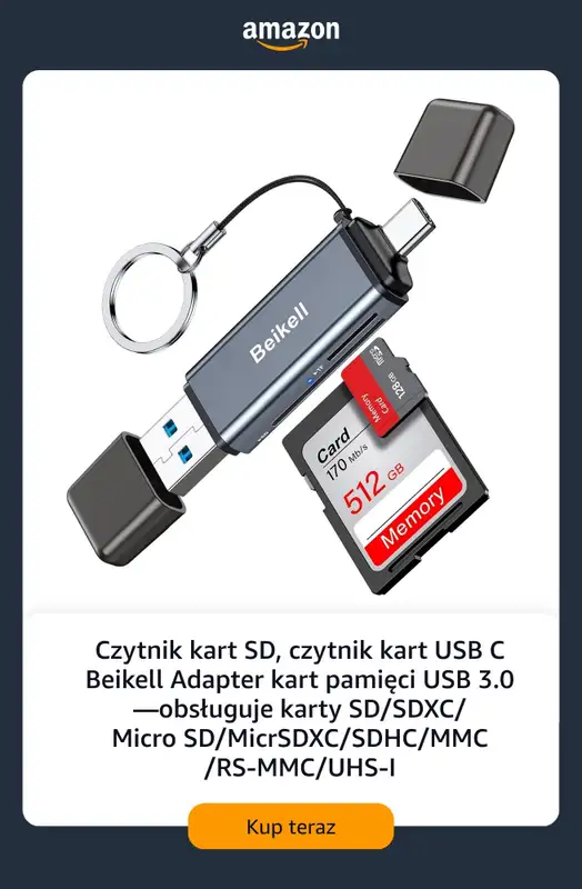 Amazon - gazetka promocyjna OKAZJE do 100 zł! od soboty 05.09  - strona 8