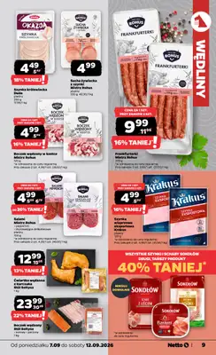 Netto - gazetka promocyjna Gazetka Spożywcza od poniedziałku 07.09 do soboty 12.09 - strona 9