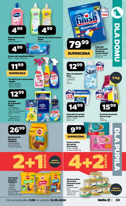 Netto - gazetka promocyjna Gazetka Spożywcza od poniedziałku 07.09 do soboty 12.09 - strona 33
