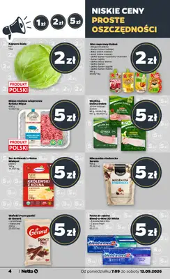 Netto - gazetka promocyjna Gazetka Spożywcza od poniedziałku 07.09 do soboty 12.09 - strona 4