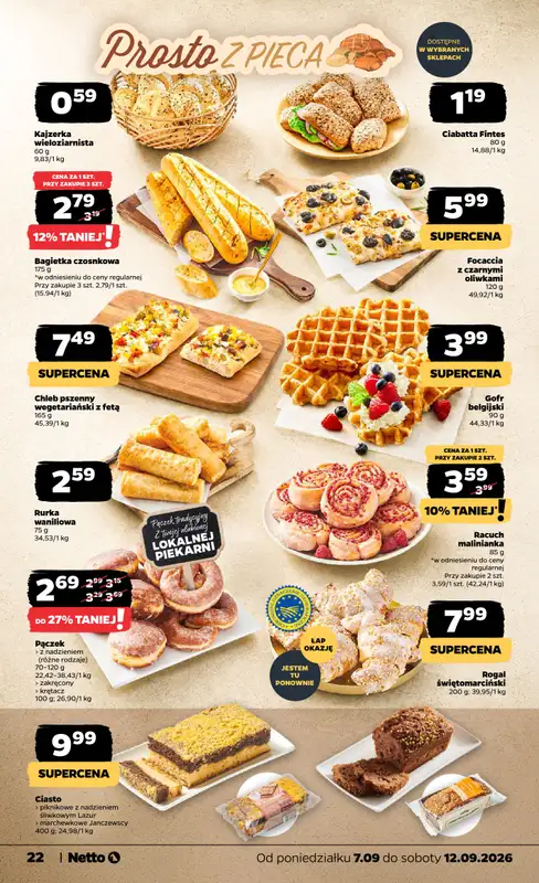 Netto - gazetka promocyjna Gazetka Spożywcza od poniedziałku 07.09 do soboty 12.09 - strona 22