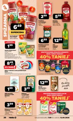 Netto - gazetka promocyjna Gazetka Spożywcza od poniedziałku 07.09 do soboty 12.09 - strona 20