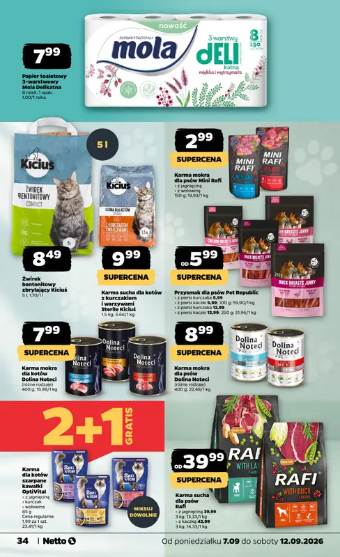 Netto - gazetka promocyjna Gazetka Spożywcza od poniedziałku 07.09 do soboty 12.09 - strona 34