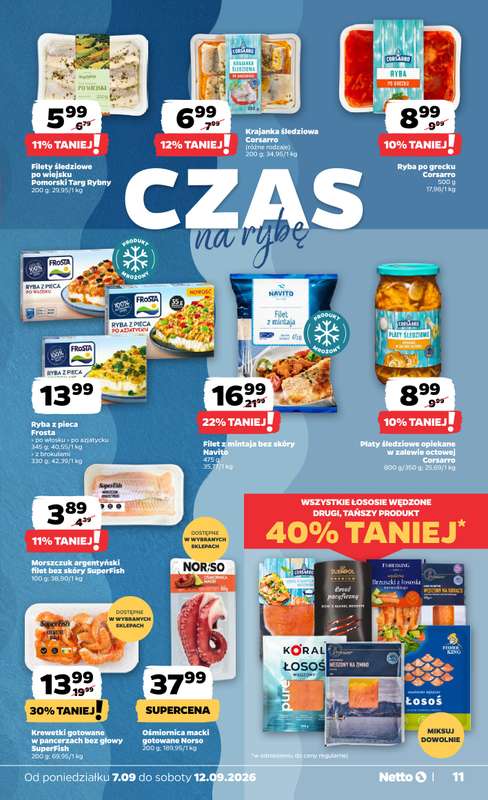 Netto - gazetka promocyjna Gazetka Spożywcza od poniedziałku 07.09 do soboty 12.09 - strona 11