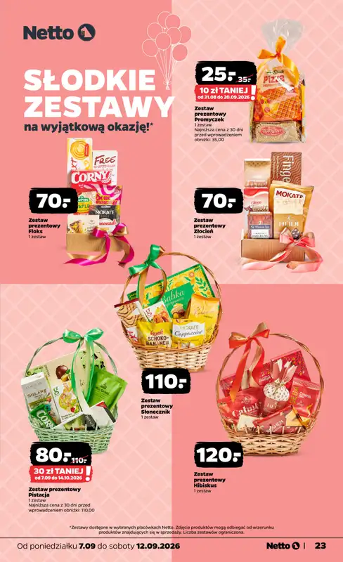 Netto - gazetka promocyjna Gazetka Spożywcza od poniedziałku 07.09 do soboty 12.09 - strona 23