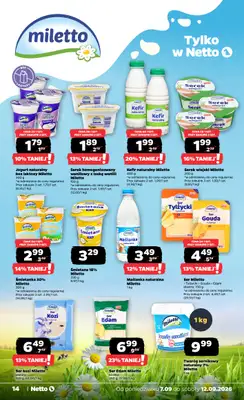 Netto - gazetka promocyjna Gazetka Spożywcza od poniedziałku 07.09 do soboty 12.09 - strona 14
