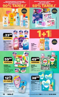 Netto - gazetka promocyjna Gazetka Spożywcza od poniedziałku 07.09 do soboty 12.09 - strona 32