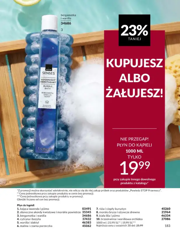 AVON - gazetka promocyjna Katalog Wrzesień 2026 od piątku 04.09 do środy 30.09 - strona 183
