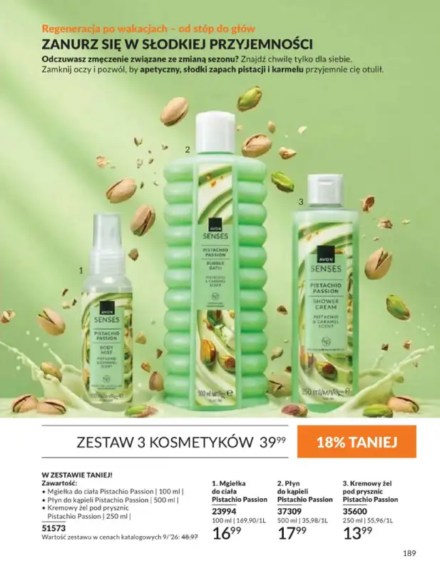 AVON - gazetka promocyjna Katalog Wrzesień 2026 od piątku 04.09 do środy 30.09 - strona 189