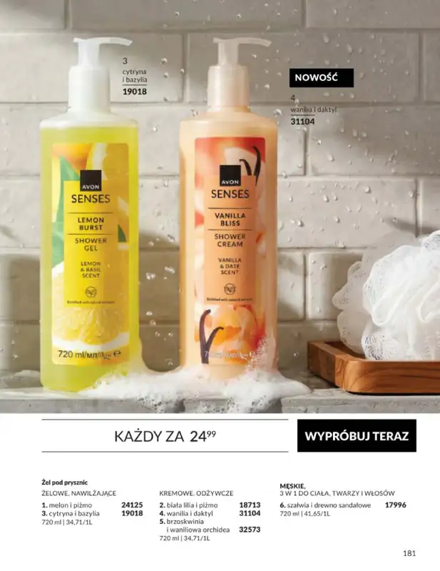 AVON - gazetka promocyjna Katalog Wrzesień 2026 od piątku 04.09 do środy 30.09 - strona 181