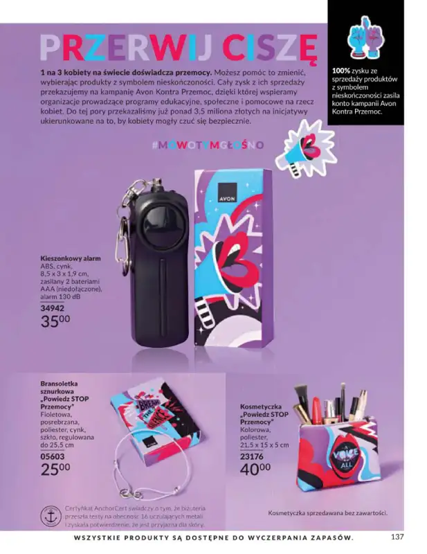 AVON - gazetka promocyjna Katalog Wrzesień 2026 od piątku 04.09 do środy 30.09 - strona 137