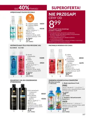 AVON - gazetka promocyjna Katalog Wrzesień 2026 od piątku 04.09 do środy 30.09 - strona 187