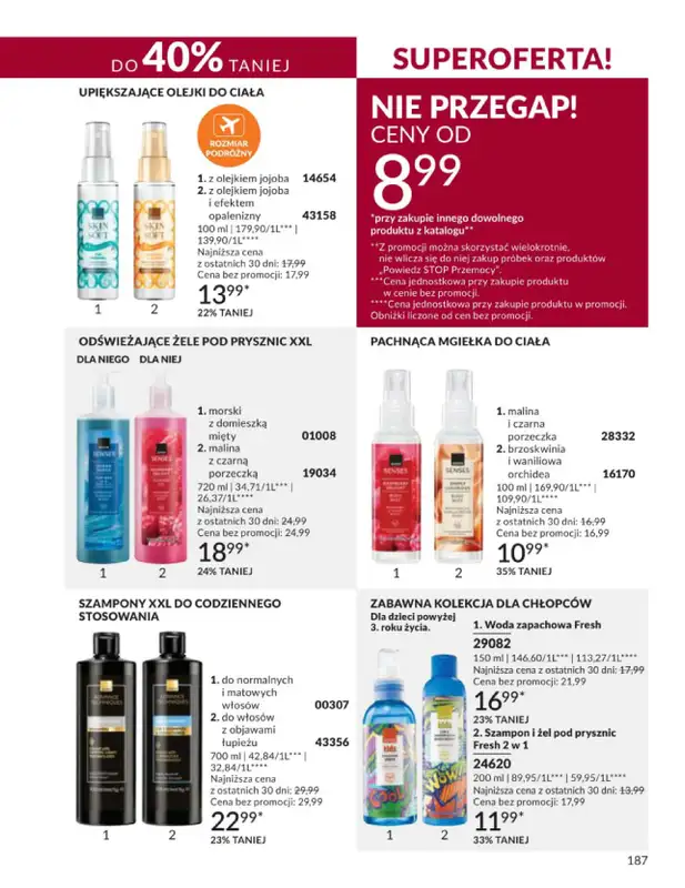AVON - gazetka promocyjna Katalog Wrzesień 2026 od piątku 04.09 do środy 30.09 - strona 187