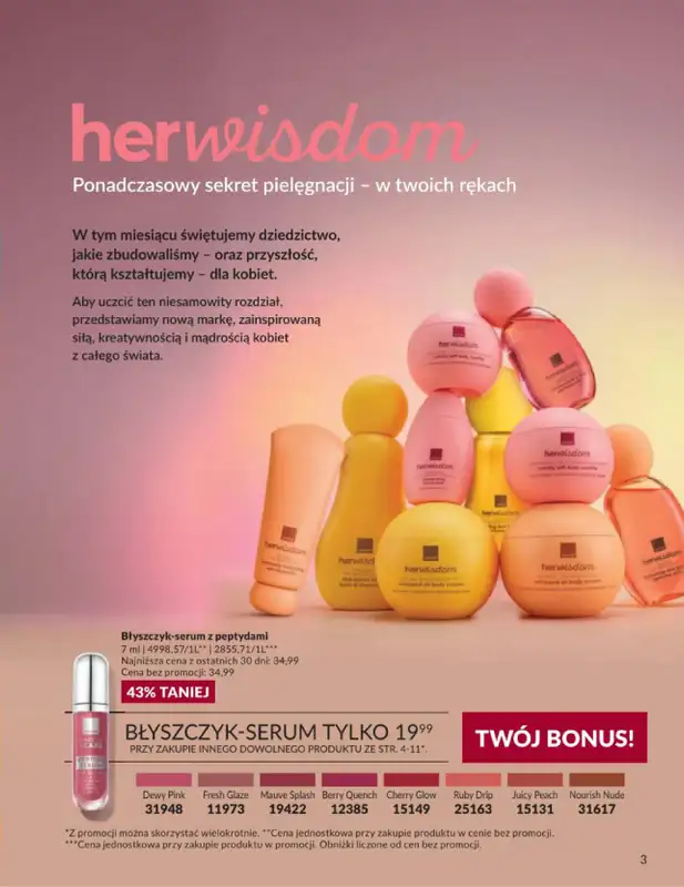 AVON - gazetka promocyjna Katalog Wrzesień 2026 od piątku 04.09 do środy 30.09 - strona 3