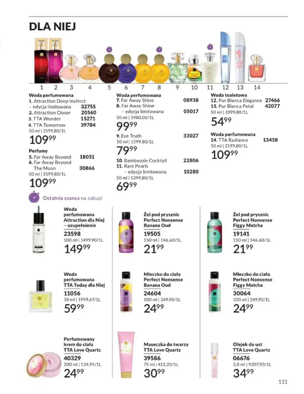 AVON - gazetka promocyjna Katalog Wrzesień 2026 od piątku 04.09 do środy 30.09 - strona 111