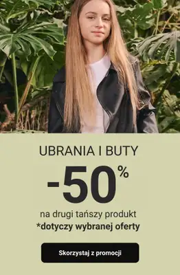 Smyk - gazetka promocyjna Ubrania i buty: -50% na drugi tańszy produkt od piątku 04.09 do soboty 05.09
